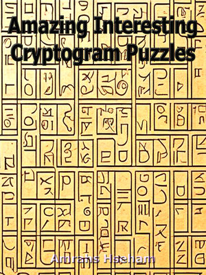 cover image of Amazing Interesting Cryptogram Puzzles